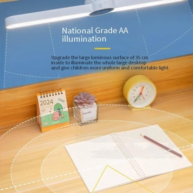 Magnetic Study Lamp - Rechargeable Eye-Caring Desk Light (Adjustable Brightness USB Charging Foldable Design Dimmable 3 Lighting Modes)_voghion.com