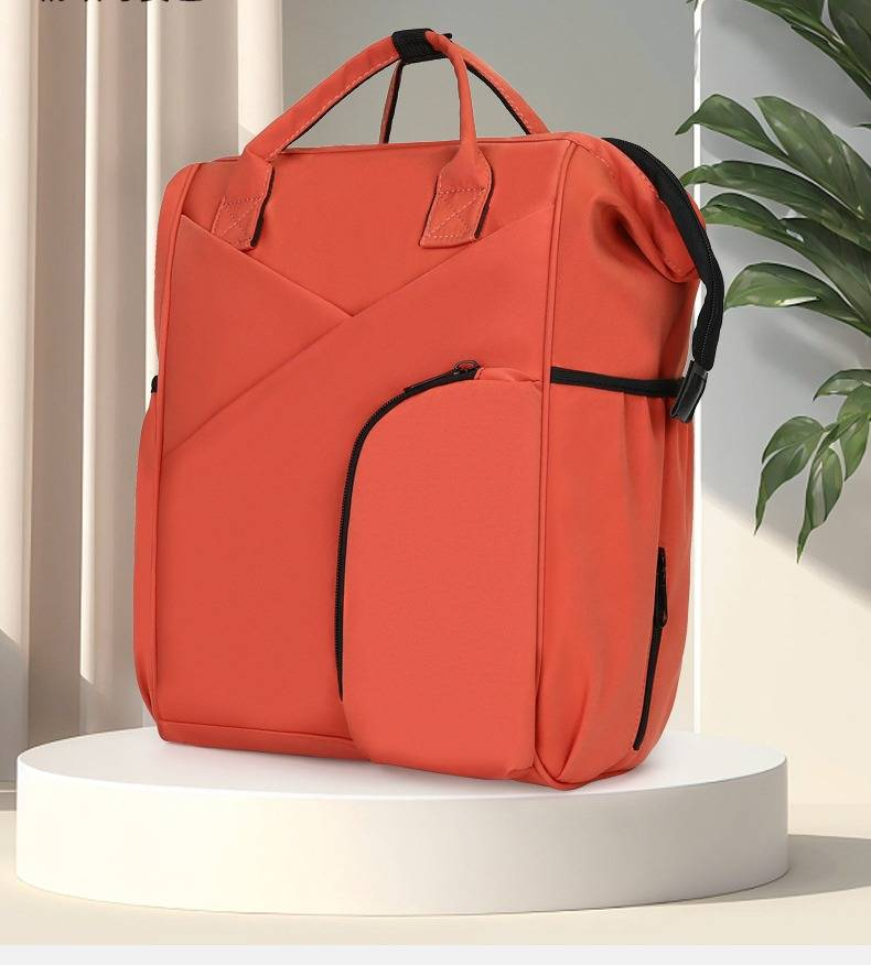 MADINI Fashionable & Lightweight Diaper Backpack For Women, Large Capacity Multifunctional Mommy Bag With Insulated Pockets_voghion.com