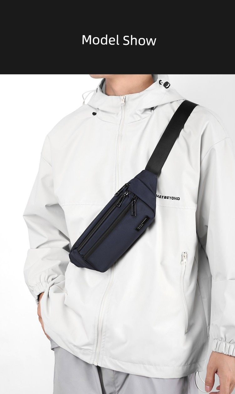 2024 Új érkezés Sports Leisure Ches férfi többfunkciós válltáska praktikus többcipzáras táska Outdoor_voghion.com