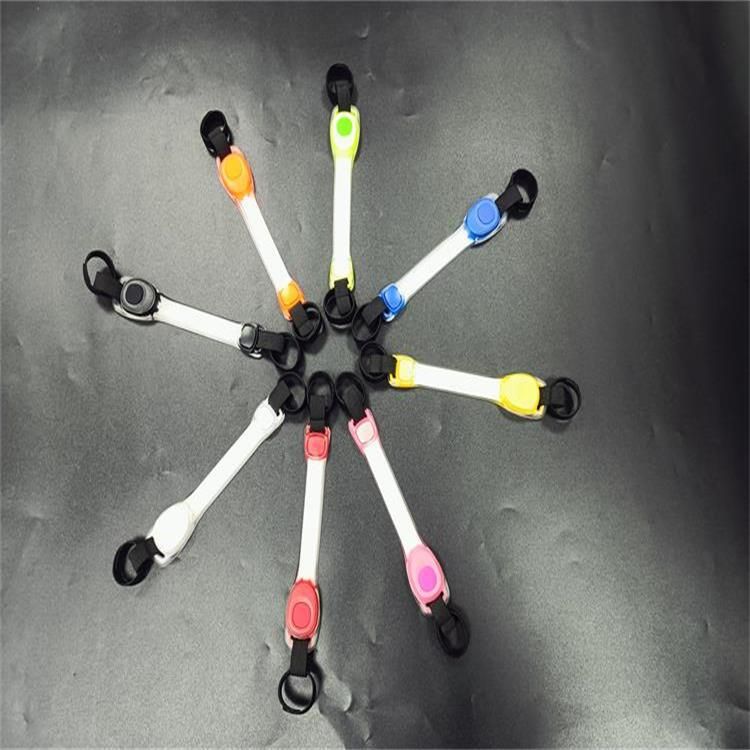New Fashion Outdoor Night Running LED Warning Light Pet Leash Luminous Silicone Binding Belt_voghion.com