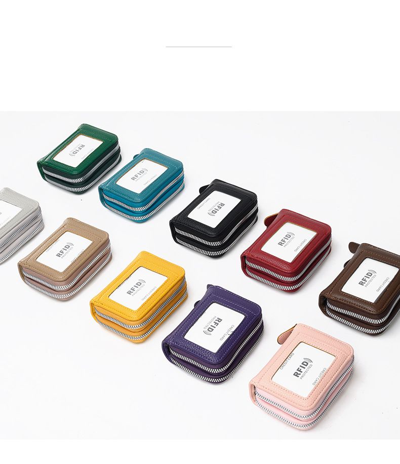 Card Bag Card Cases RFID Anti Demagnetization Accordion Card Holder, Multi Function Card Holder, Anti Theft Card Holder, Card Holder, Coin Purse_voghion.com
