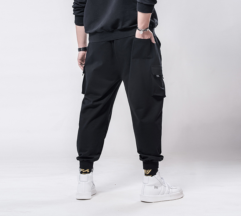 Men's Clothes Organ Bag Long Sweatpants Casual Pants Small Foot Pants_voghion.com