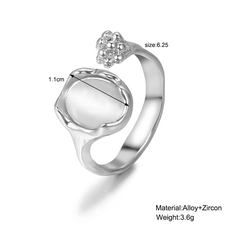 Hot selling red agate niche design sense ins cool and high-end feeling minimalist flower bud ring,Retro, stylish, beautiful_voghion.com