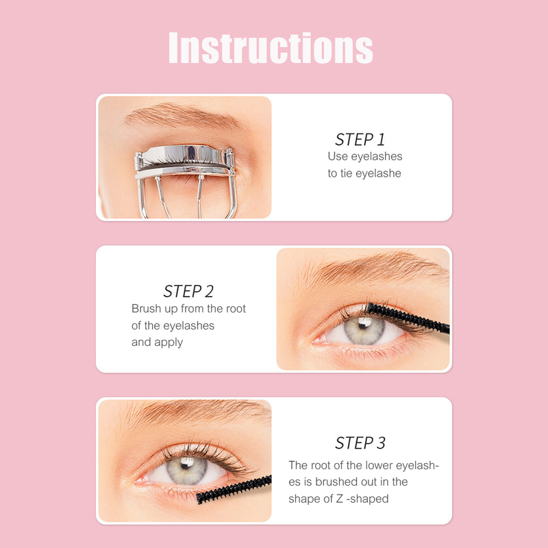 Ultrafijne borstel 3D Mascara Waterproof Niet-vlekkende Mascara Zwart Bruin Natuurlijke Curling Mascara Wimper Exte_voghion.com