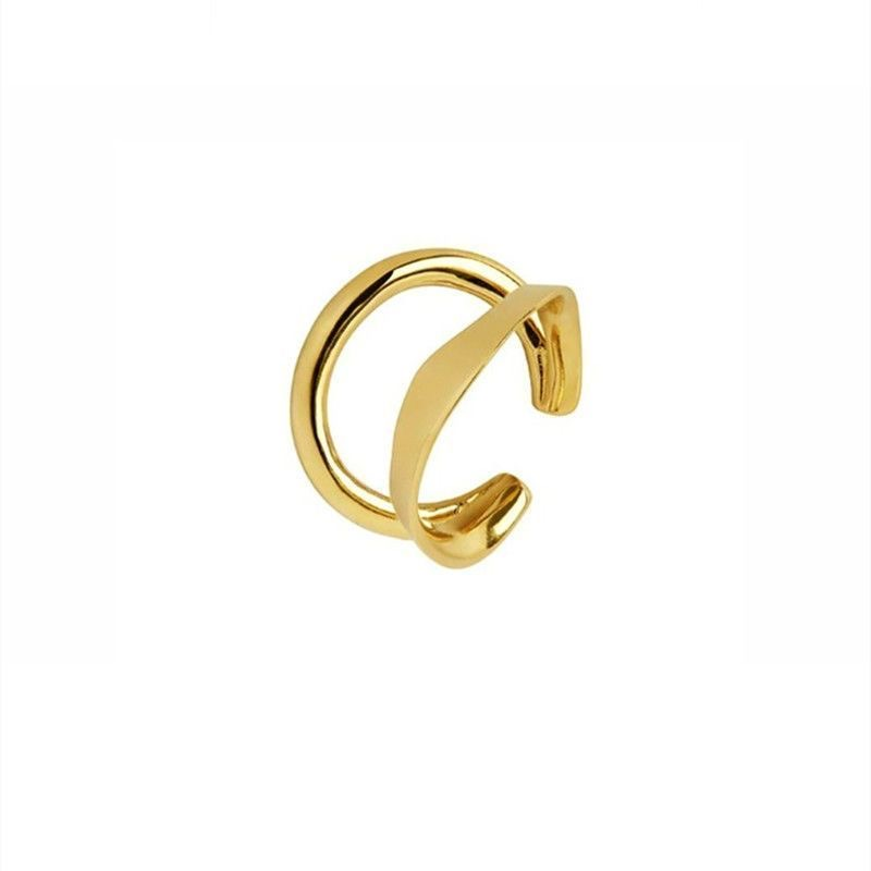 Designer Model High-end Irregular Ear Clips Ear Bone Clips Without Ear Piercing Can Be Worn By Both Women And Men_voghion.com