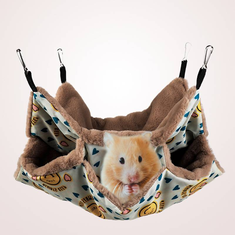 Cama colgante para animales pequeños Jaula tipo nido Suministros para mascotas_voghion.com