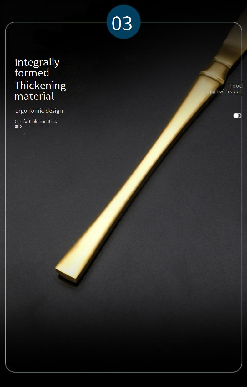 Mirror-Polished Cutlery Set – 4-Piece Stainless Steel Flatware In Gold/Silver/Rose Gold, Modern Dining & Gift Essentials_voghion.com