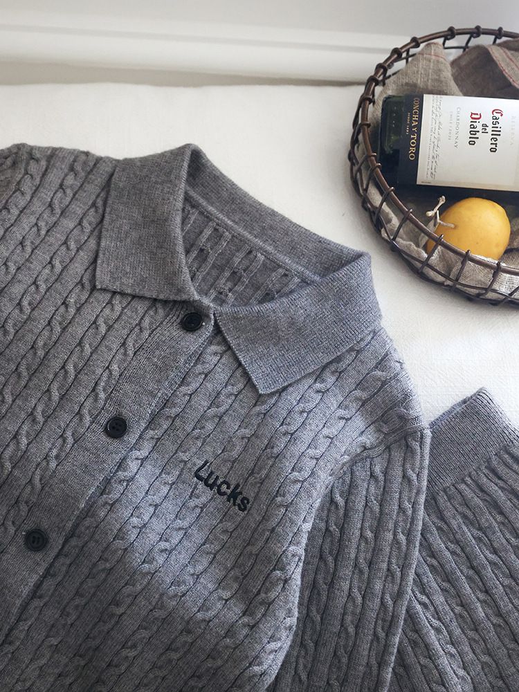 Ensemble tricoté Aimo Beibei pour filles, édition coréenne, style universitaire, nouveauté automne, pull, cardigan et jupe, 2 pièces_voghion.com