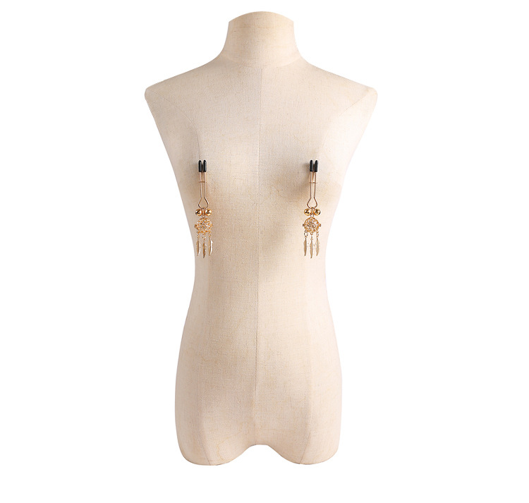 LuvBox Anneau d'amour Pinces à tétons érotiques Jouets SM de flirt Clochette de punition lumineuse avec veilleuse Produits pour adultes Coffret couleur_voghion.com