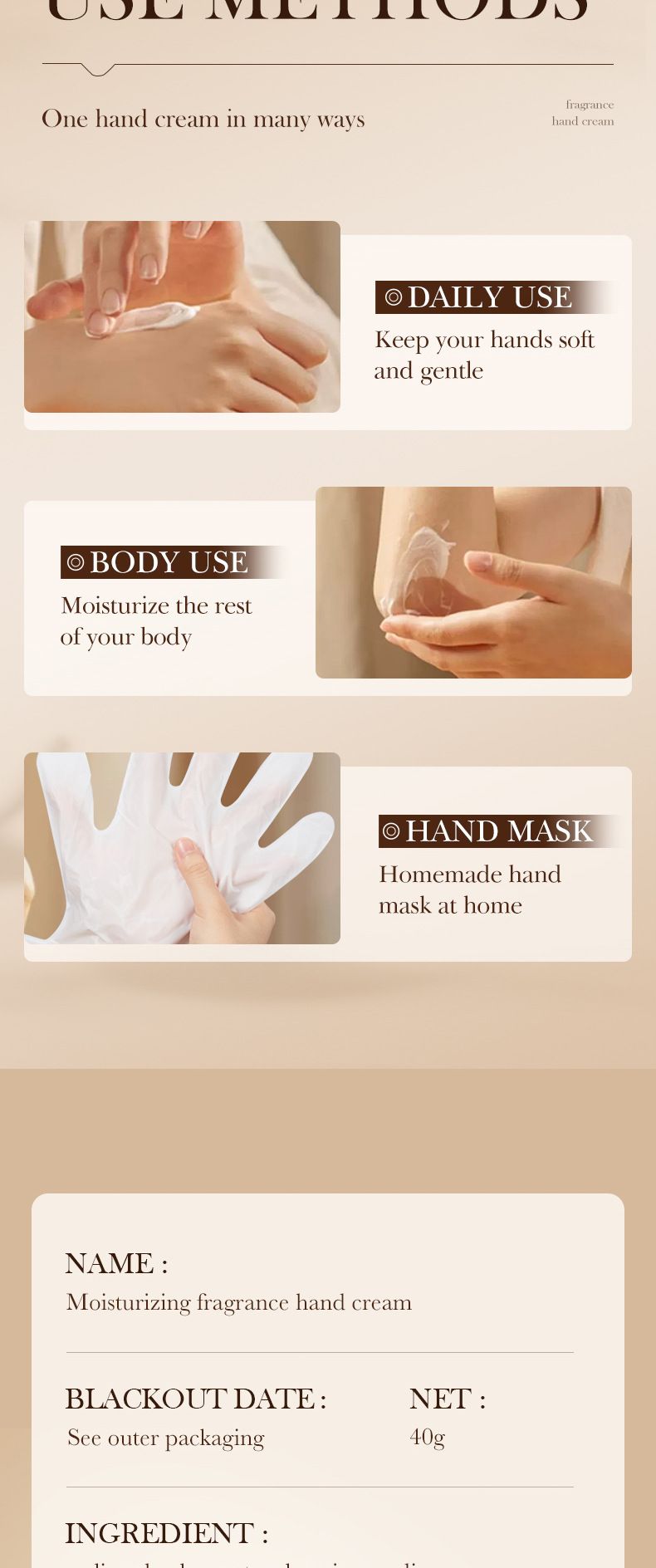 SADOER Camellia Hydrating And Softening Hand Cream 30g Anti-drying Hand Cream, Rose Fragrance, Hydrating Fragrance, Smooth Fragrance,_voghion.com