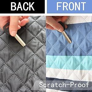 Couverture de pique-nique ZAZE, couverture de plage extra large de 203,2 cm, épaisse, 3 couches, résistante au sable, lavable en machine, imperméable, pliable_voghion.com