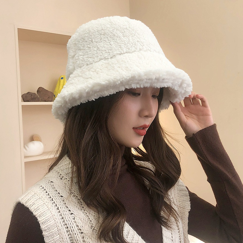 TGOGO 1 pezzo cappello da donna caldo moda pescatore autunno e inverno cappello di peluche cappello da esterno da donna_voghion.com