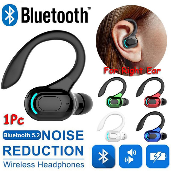 Ture Wireless Earphone Bluetooth 5.2 Ear Hook Headset Noise Cancelling HD Call Bluetooth Headphone Hifi Sound Bluetooth Earbuds for Cell Phone_voghion.com