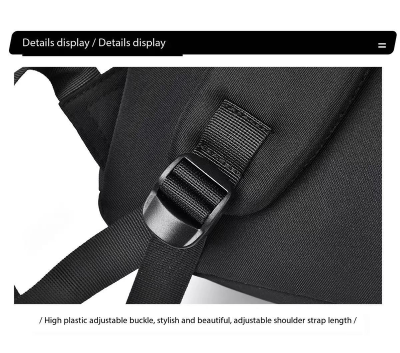 Water-Resistant Student Backpack With Multiple Pockets, Large Capacity 14-Inch Oxford Cloth Laptop Bag_voghion.com