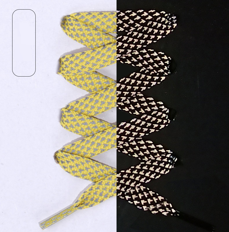 Accessori per scarpe, attrezzatura per la corsa notturna luminosa bifacciale, scarpe sportive bianche, scarpe da basket, colore bianco e nero_voghion.com