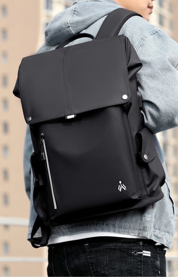 Schoolbag Men's Large-capacity Travel Shoulder Bag Commuting Computer Bag Casual College Students Class Backpack Male_voghion.com