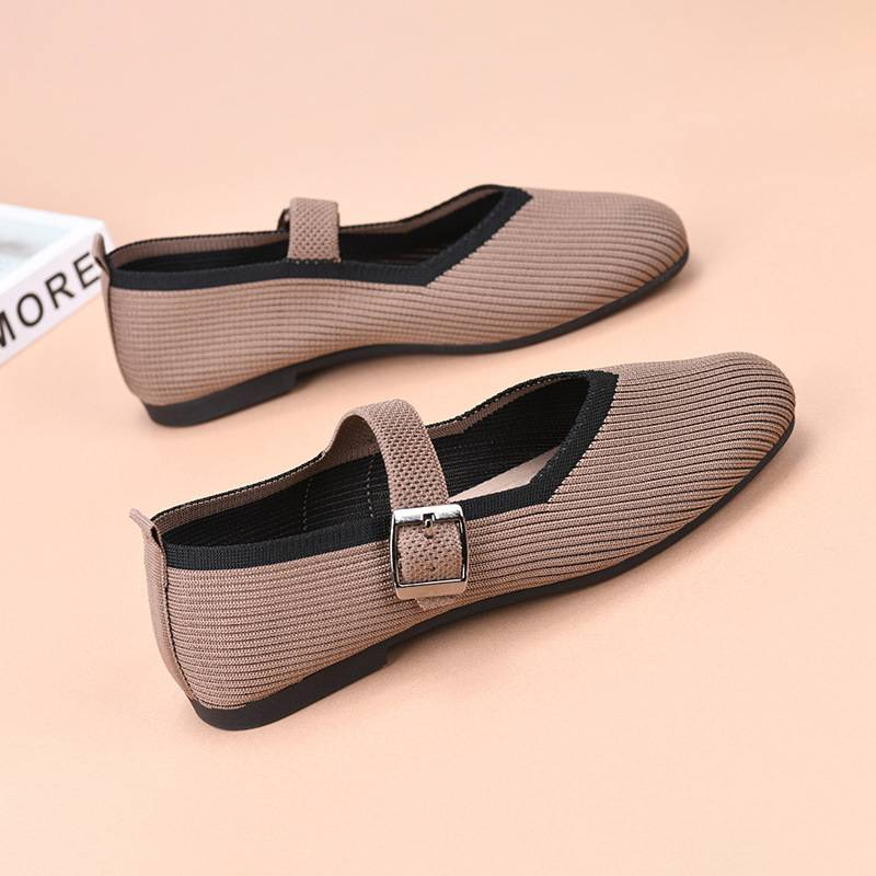 Meistverkaufte atmungsaktive Mesh-Freizeitschuhe für Damen mit quadratischer Zehenpartie, weiche, leichte und atmungsaktive Futter-Mama-Schuhe_voghion.com