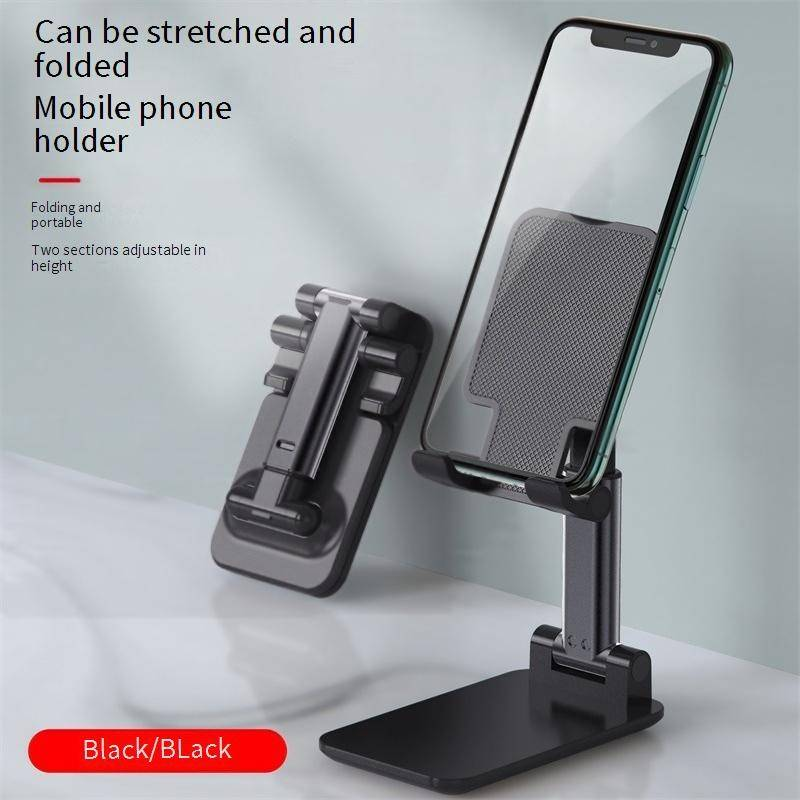 Adjustable Phone Stand Holder For Desk, Foldable & Extendable, Compatible With Smartphones & Tablets, Perfect For Online Classes, Live Streaming_voghion.com