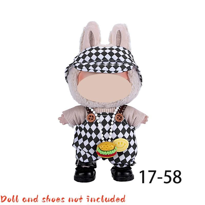For 6.69-inchLABUBU Doll Clothes, Adorable Bear, Rabbit Doll Clothing Accessory Set, Only The Outfit (doll Not Included), Perfect As A Birthday Gift_voghion.com