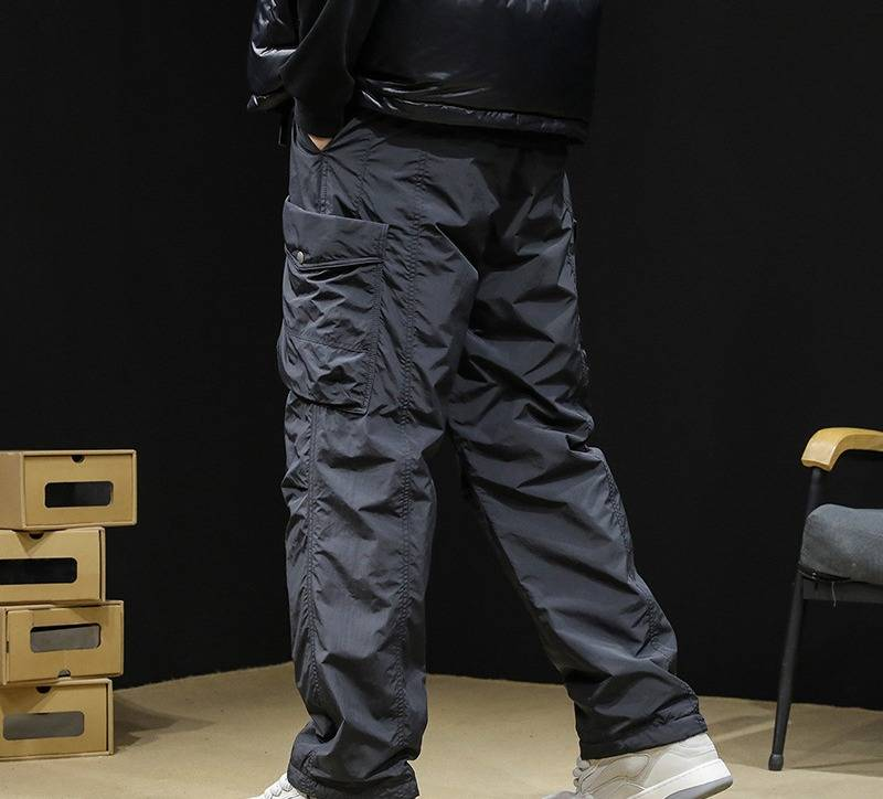 Men’s Heavy-Duty Winter Down Pants – Windproof, Waterproof & Below Zero Thermal Trousers For Skiing & Outdoor Work_voghion.com
