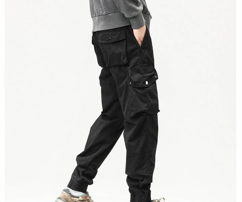 Men's Tactical Cargo Pants - Classic Workwear Style With Multiple Pockets, Relaxed Fit & Slim Cuff For Urban Streetwear_voghion.com