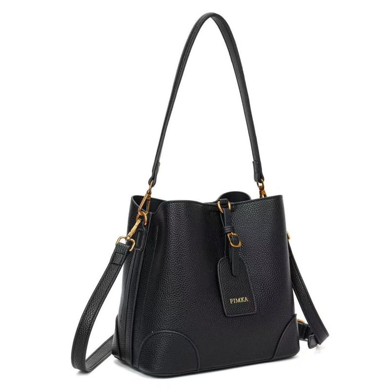 FIMKA'S 2025 New Soft Leather Wedding Mom Bag Stylish Bohemian Bucket Shoulder Bag For Women_voghion.com