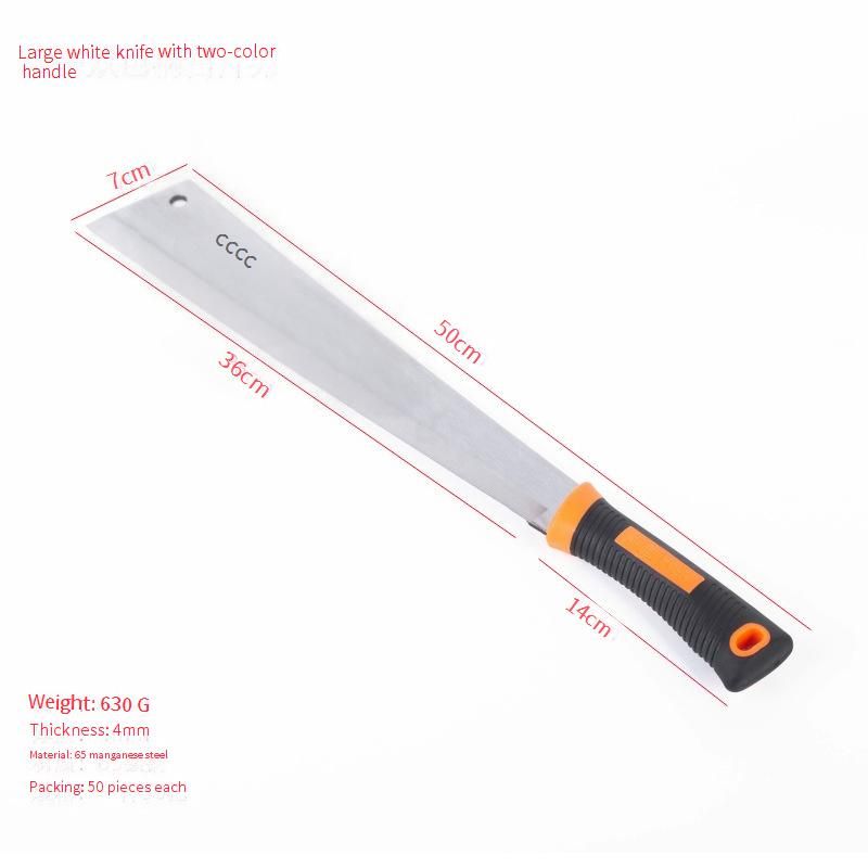High Manganese Steel Machete For Chopping Bamboo, Wood, And Brush – Heavy-Duty Outdoor Survival Tool With Ergonomic Non-Slip Handle_voghion.com