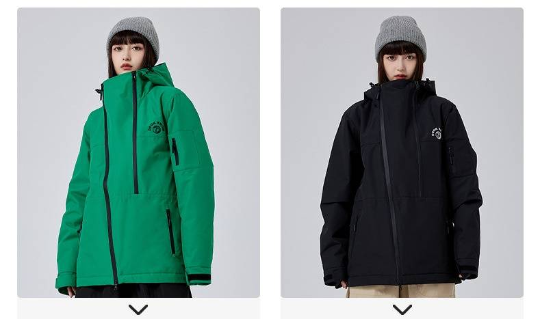 Veste de ski unisexe imperméable – Manteau d'hiver coupe-vent et isolant pour hommes et femmes, veste de snowboard légère et résistante_voghion.com