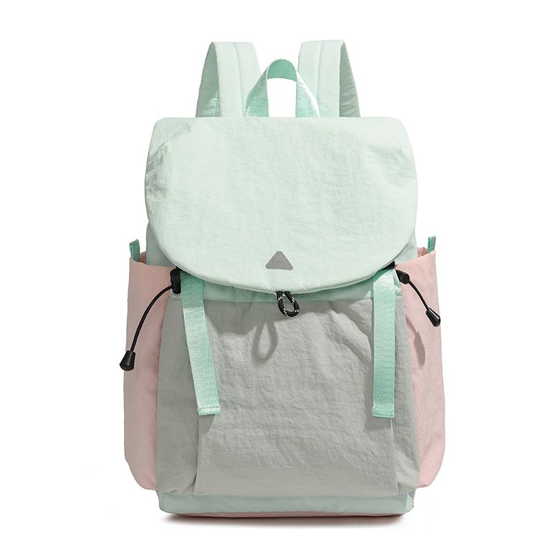 Nouveau sac à dos color-block pour le camping en extérieur pour femmes, léger, grande capacité, résistant à l'eau, idéal pour la randonnée et l'alpinisme._voghion.com