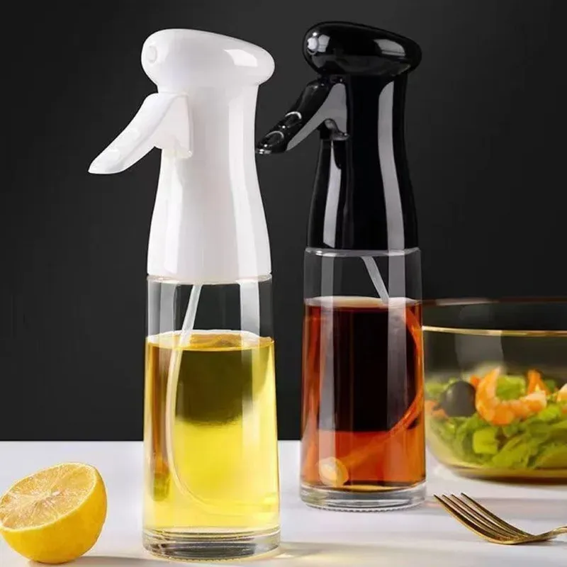 Spray per olio da cucina - Flacone erogatore di olio d'oliva, nebulizzatore, riutilizzabile, per olio e aceto alimentare, accessori da cucina per flaconi spray_voghion.com