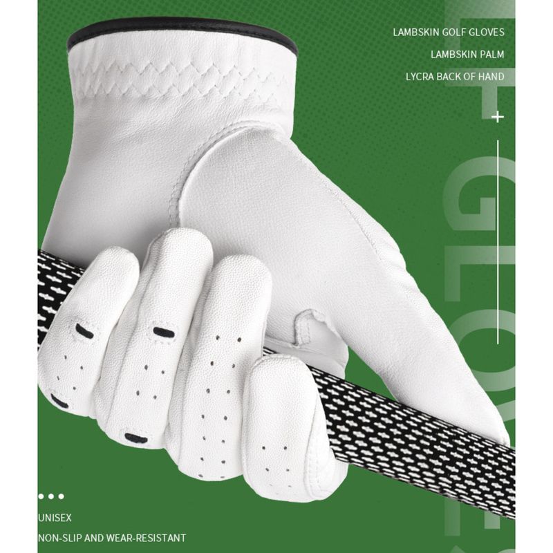 Golftraining, rutschfest, verschleißfest, bequem, atmungsaktiv, Sporthandschuhe aus Lammfell_voghion.com