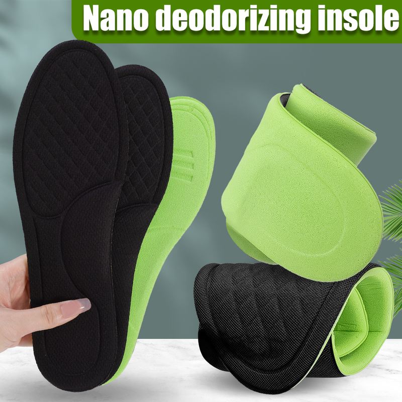 Yumuşak Bellek Köpük Tabanlık Ayakkabı Ter Emici Nefes Deodorant Ayaklar için Taban Ortopedik Sünger Ayakkabı Ekler Pedleri_voghion.com