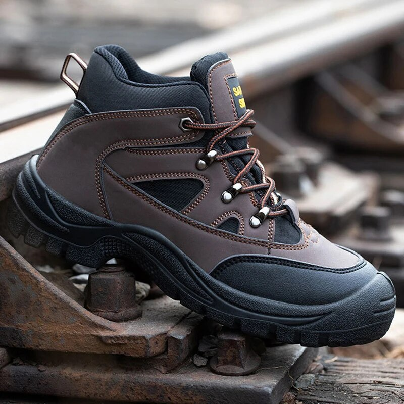 Anti-Pannen-Arbeits-Sneaker für Damen, unzerstörbar, leichte Herren-Sicherheitsstiefel_voghion.com