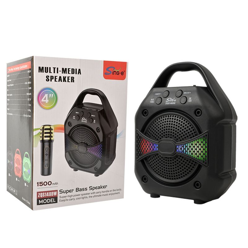 ZQS1489W Convenient Outdoor Running And Cycling Mountaineering Sports Bluetooth Charging Audio Subwoofer_voghion.com