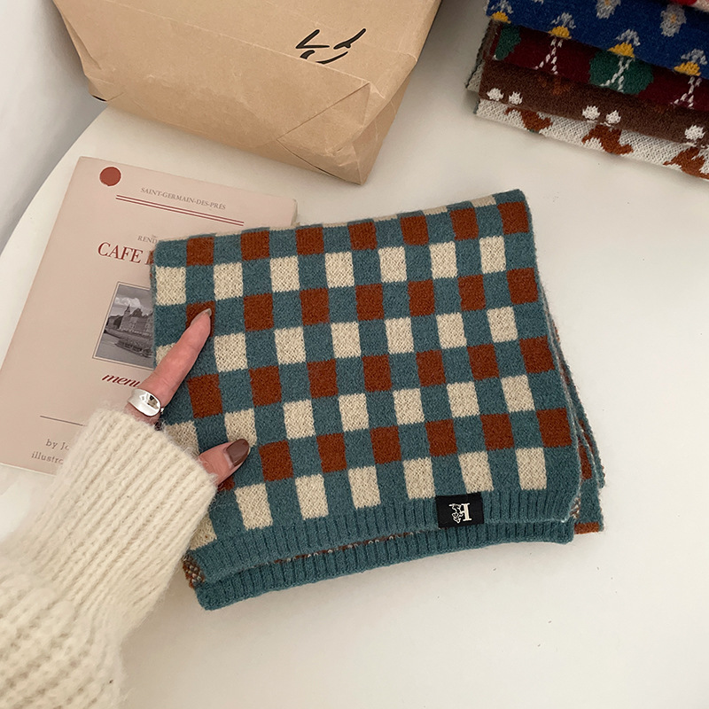 Heiße Designer-Modelle, Temperament, Trend, Pendeln, Freizeit, Damen, britischer Stil, Vogelkäfig, Quaste, warmer Herbst- und Winterschal, Schal_voghion.com