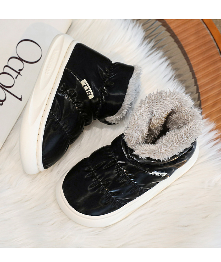 Eltern-Kind-Schneestiefel, Baumwollschuhe, warme Plüschschuhe, Jungen- und Mädchenschuhe, Kinder-Outdoor_voghion.com