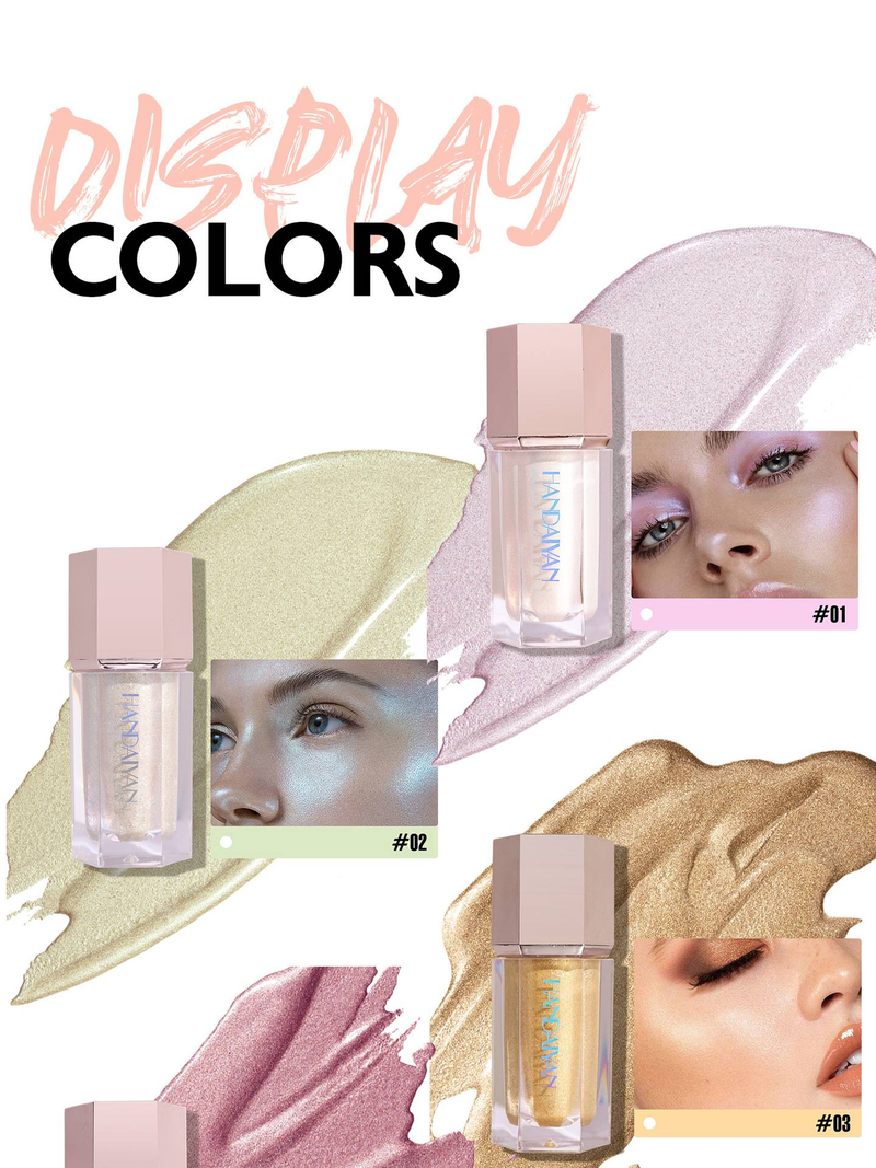 Highlighter Face Shadow Pearl Brightening Liquid Lidschatten-Flüssigkeit_voghion.com
