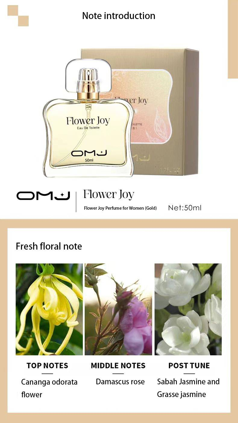 Flower Joy Fragranza da donna Fragranza leggera e fresca a lunga durata_voghion.com