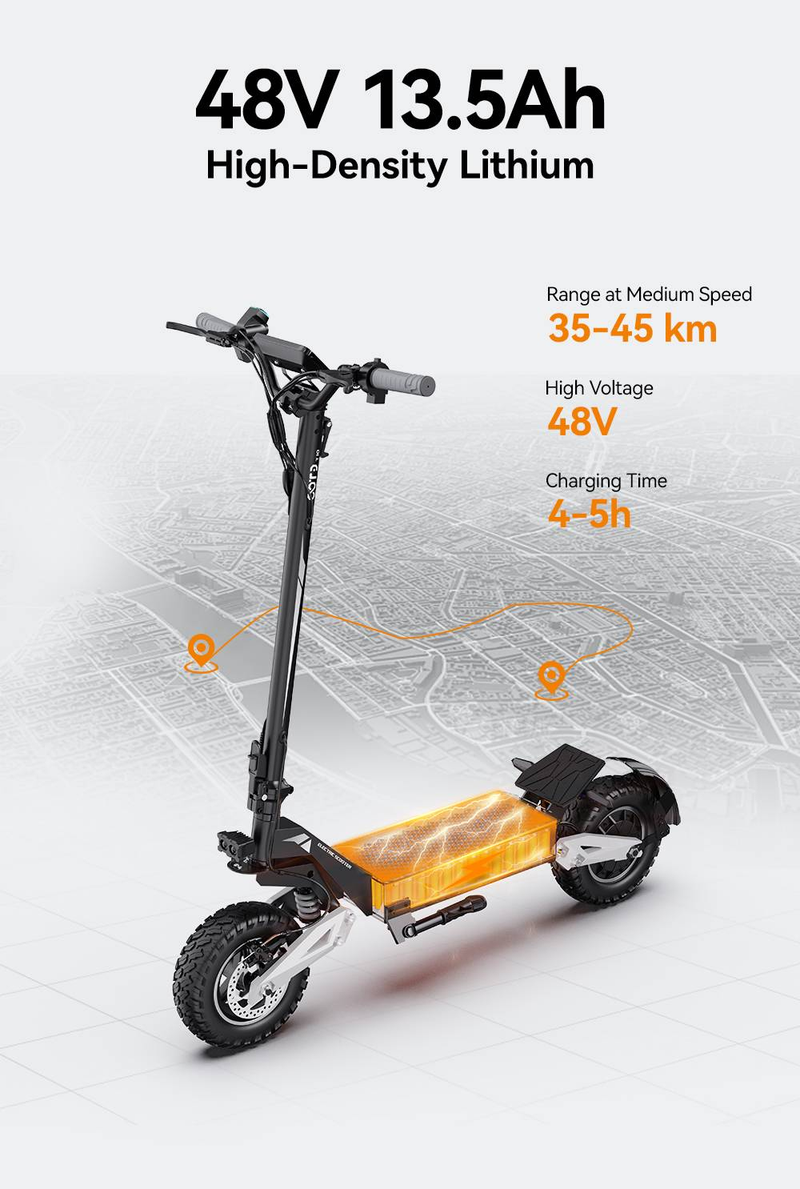 Bicicleta eléctrica OOTD T10 de dos ruedas, motor de 250 W, autonomía de 45 km, batería extraíble, resistencia al agua IPX4, certificación CE, EN15194, sillín cómodo para ciudad._voghion.com