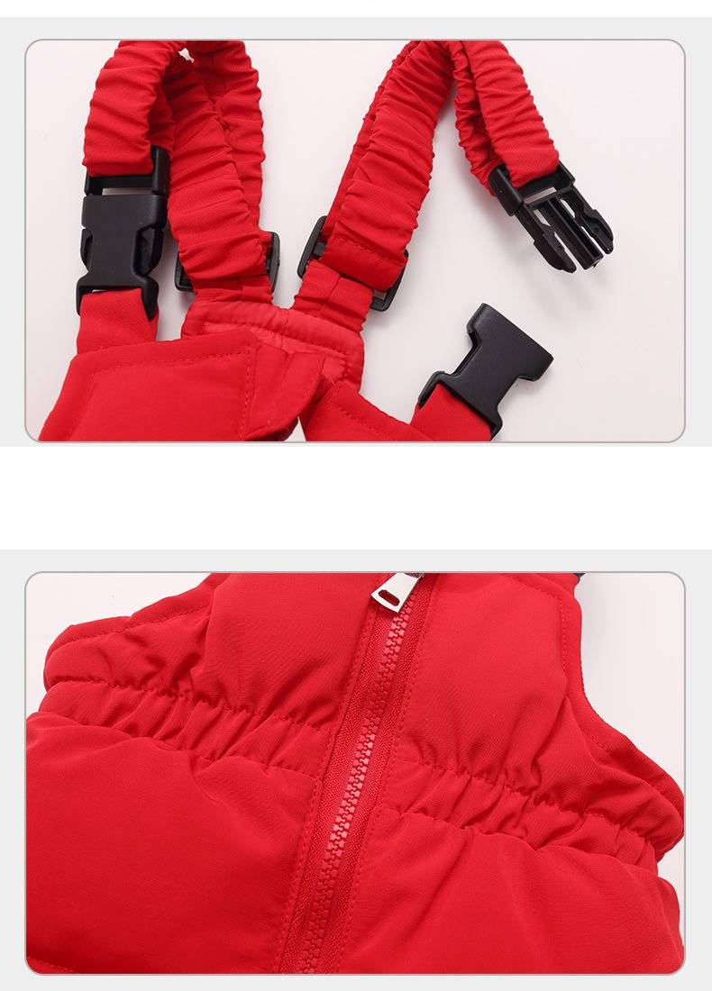 Winter-Schneeanzug-Set für Kinder – warme Jacke und Hose mit Kapuze und abnehmbarem Schritt, weiche Daunenfederfüllung für Kleinkinder und Säuglinge_voghion.com