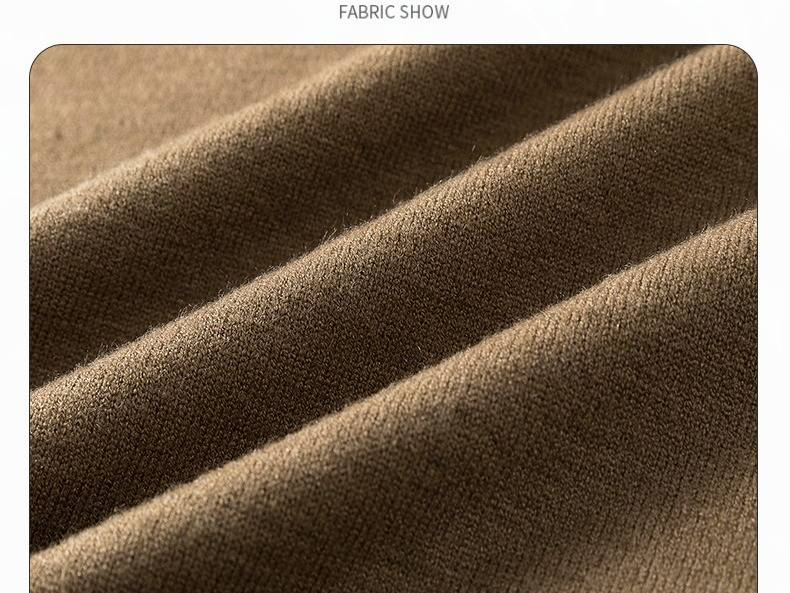 Herren-Pullover aus hochwertiger Wollmischung – Amerikanischer Stil, lockere Passform, weich und warm, Rundhals-/Rollkragenpullover, einfarbige Freizeitstrickware für Herbst und Winter_voghion.com