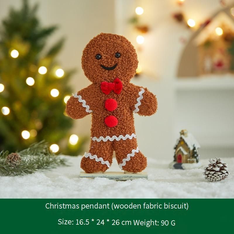 Christmas Gingerbread Ornaments – Handmade Soft Resin & Foam Cookie Decorations For Tree Hanging, Photo Props & Window Displays_voghion.com