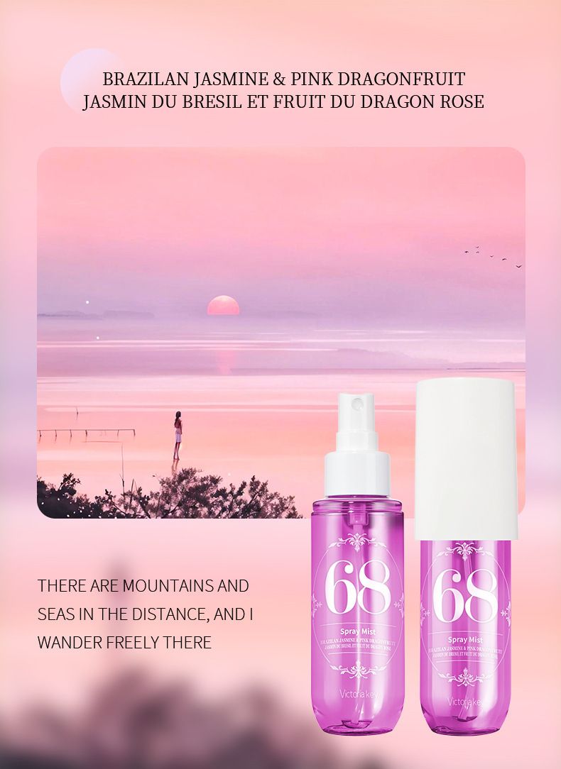 Spray profumato brasiliano senza alcol - 90 ml, profumo tutto in uno per capelli, corpo e vestiti_voghion.com