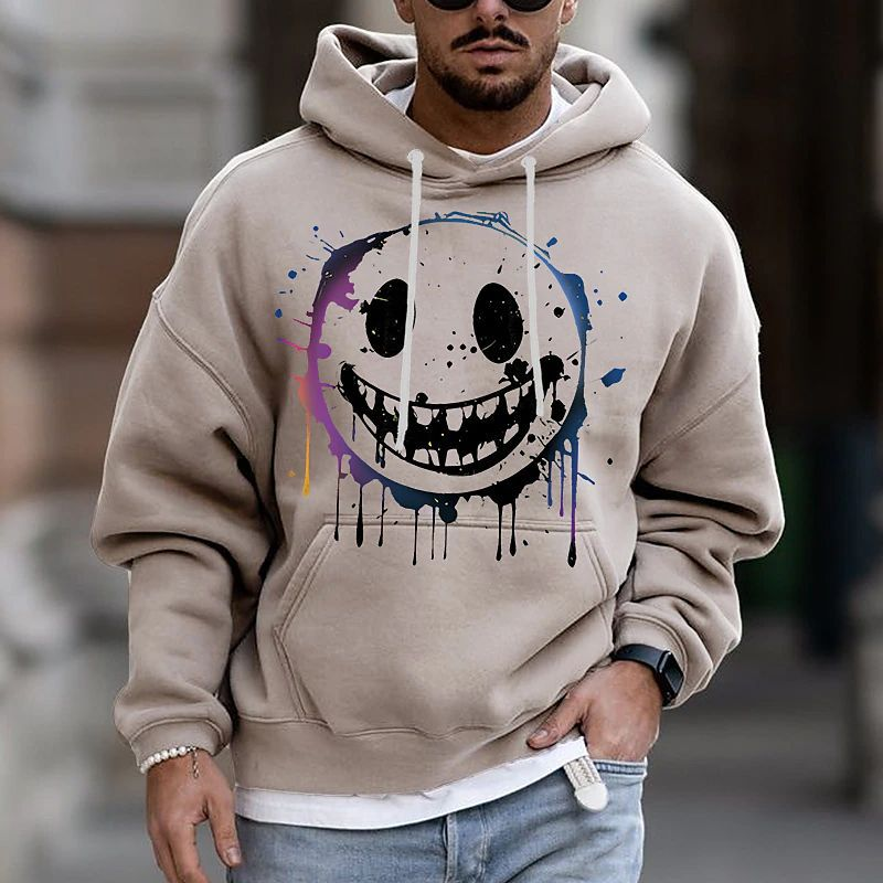 La sudadera con capucha de los hombres impresa digital caliente de la sudadera con capucha 3D de los hombres con sudadera con capucha_voghion.com