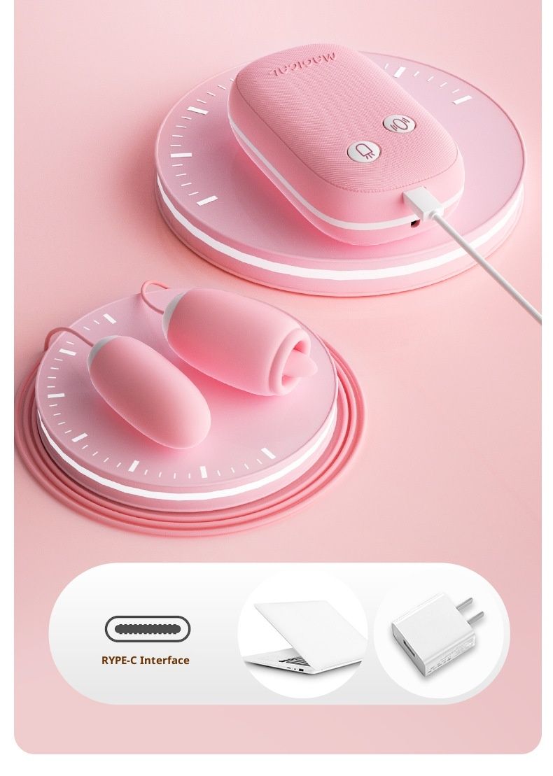 LuvBox Laile Magic Box Honey Bean Tongue Licking Vibrating Massager Double Vibrator Female Masturbator Adult Sex Toy_voghion.com