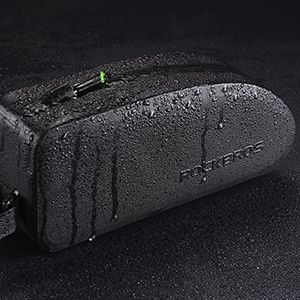ROCKBROS Borsa per bici Borsa per telaio Borsa per tubo superiore 100% impermeabile Nero_voghion.com