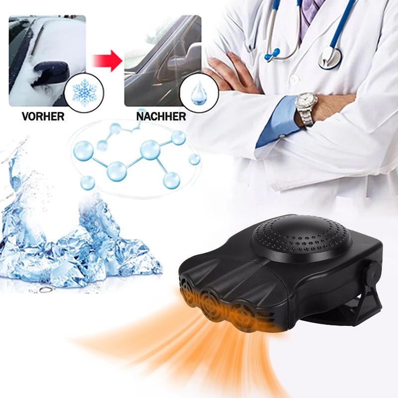 Car defrosting and snow defogging device Car glass portable defogging and deicing fast melting snow heater_voghion.com