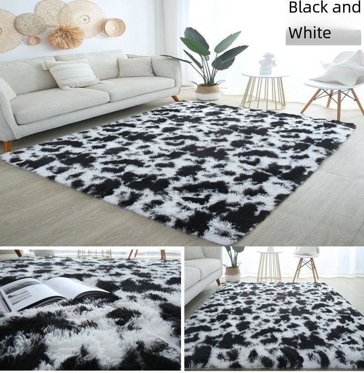 tjock plysch vardagsrum sovrum tie-dyed sidenull matta golvmatta dörrmatta badrum kök golvmatta matta_voghion.com