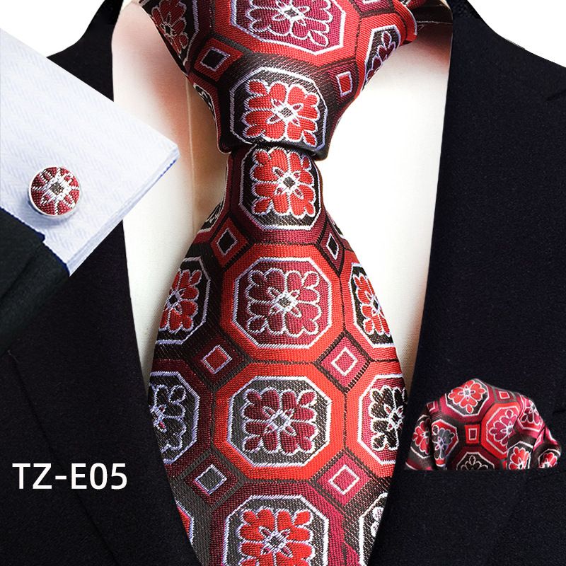 Acessórios de vestuário Paisley cintura flor gravata masculina bolso quadrado punho terno de três peças_voghion.com