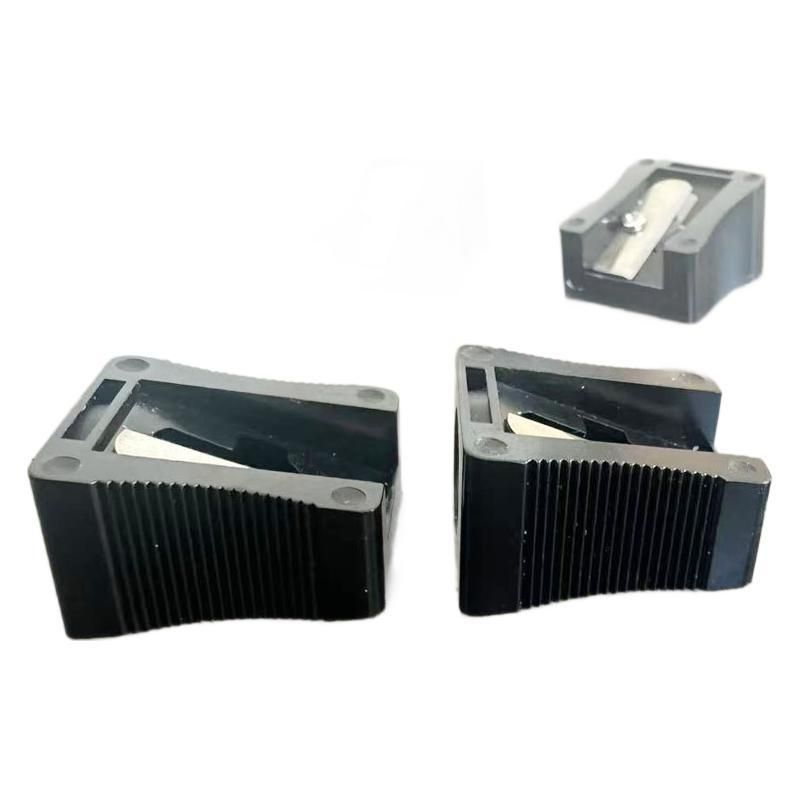 Large Hole Makeup Pencil Sharpener - Plastic Eyebrow Pencil Sharpener Tool For Precise Pointed Tips, Compact & Lightweight (Black)_voghion.com